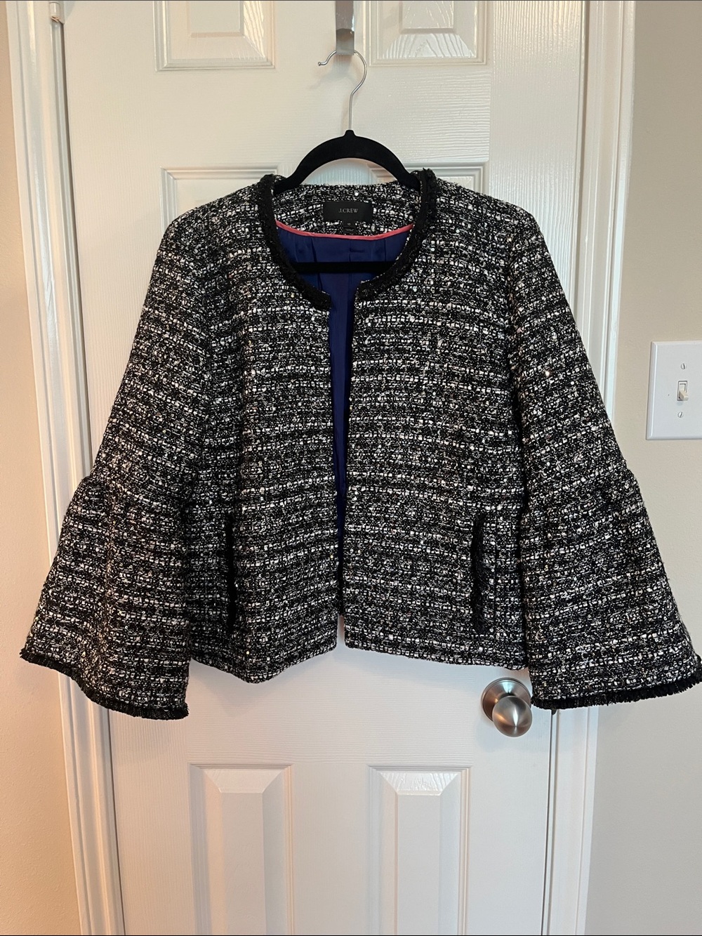 J. Crew Tweed Sparkle Blazer - Picture 2 of 13